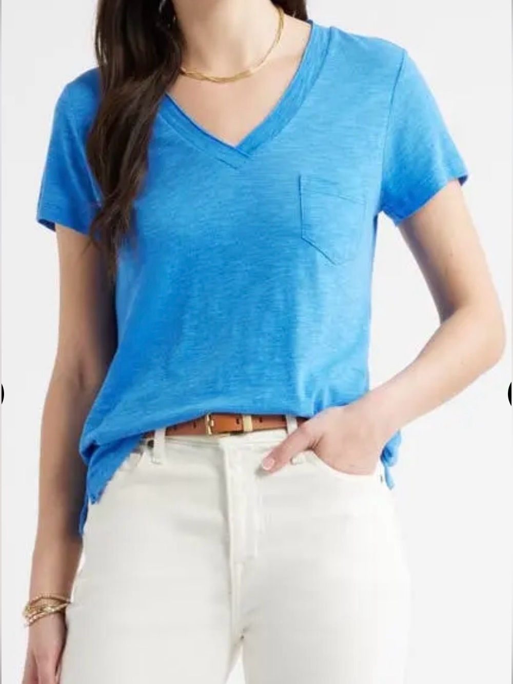 Caslon Nordstrom Short Sleeve T-Shirt Small Blue NWT